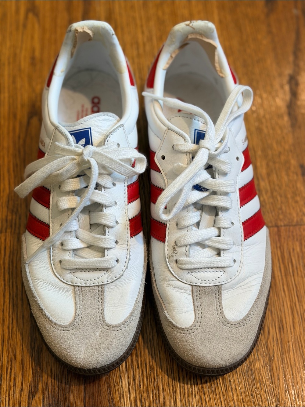 Samba OG - red and white- EUC! - Picture 2 of 7